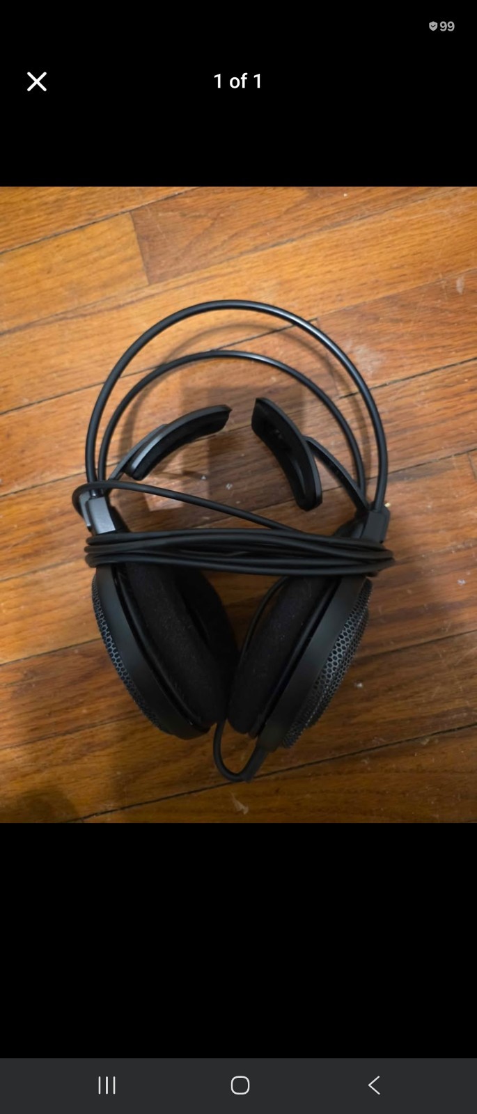 Audio-Technica ATHAD700X Over the Ear Headphones - Black