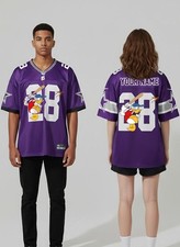 Personalized Donad Duck Let's Play Baseball Gift For Fan Mesh Football Jersey
