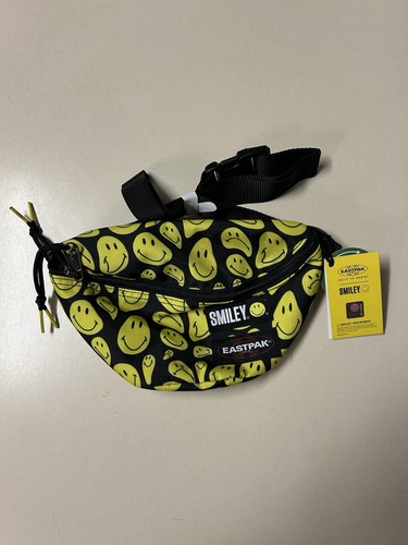 EASTPAK Marsupio Faccia Smiley Marsupio Cintura Regolabile Leggero Nuovo