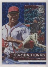 2022 Panini Donruss Optic Diamond Kings Blue Velocity Prizm 48/99 Juan Soto 0ve9