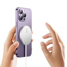 Baseus 15W Magnetic Wireless Charger for Iphone Qi Fast Wireless Charging Pad fo