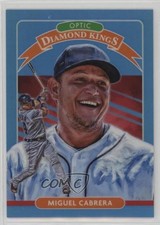 2020 Donruss Optic Diamond Kings Carolina Blue Prizm 37/50 Miguel Cabrera 7fb