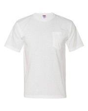 Bayside 5070 Unisex USA-Made Midweight Pocket T-Shirt