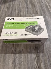    New JVC CU-VD10 Everio Share Station External DVD CD Video Burner - Complete