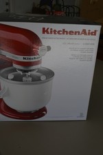KitchenAid Ice Cream Maker Stand Mixer Attachment KICA0WH 2 Quart Freezer Bowl