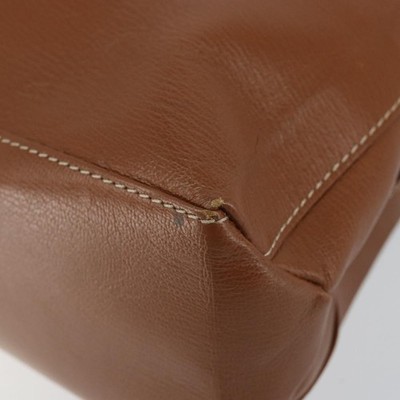 LOEWE Velazquez Hand Bag Suede Leather Brown Gold Auth ep11077 | eBay