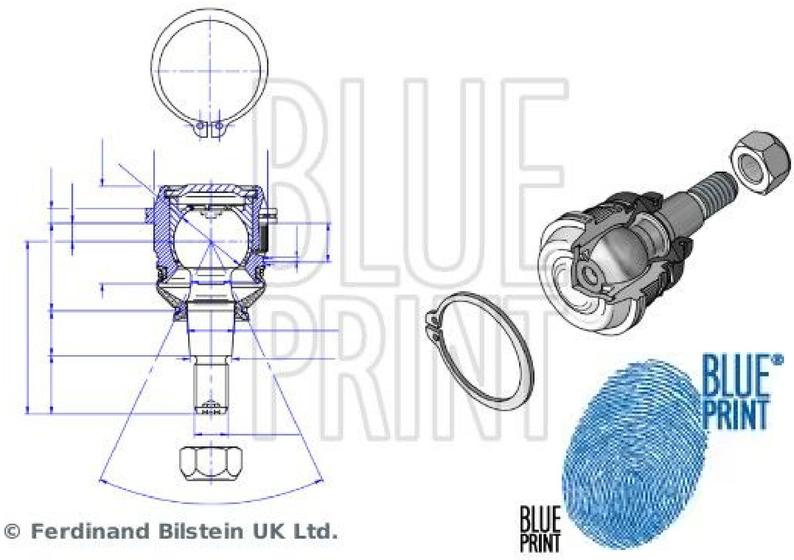 Blue Print Traggelenk Hyundai - Bild 2