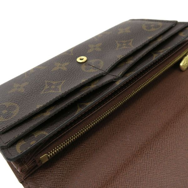 Louis Vuitton Monogram Portefeuille Sarah M60531 Women's Wallet Used thumbnail 3