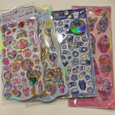 Candy Gem 3 Jewel Petit Drop Water Stickers 15x95mm Set