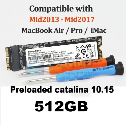 NEW 512GB SSD for 2013 2014 2015 MacBook Air A1465 A1466 MacBook Pro A1502 A1398