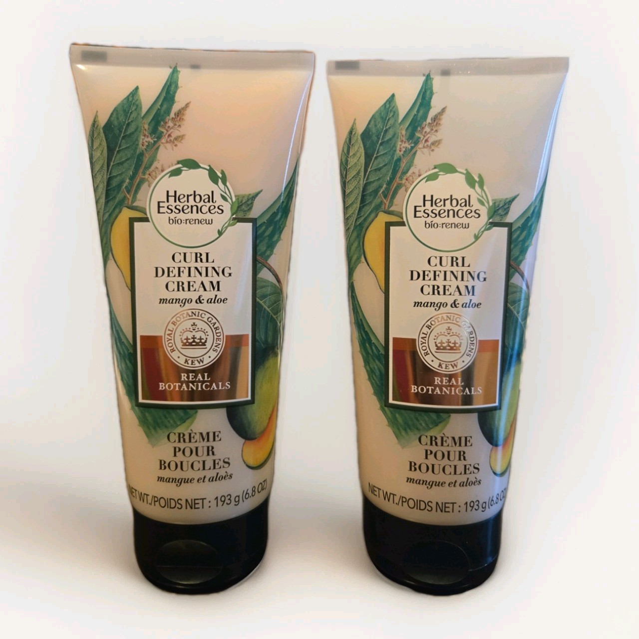 Herbal Essence Bio Renew Curl Defining Cream Mango and Aloe 6.8 oz (2 Pack)