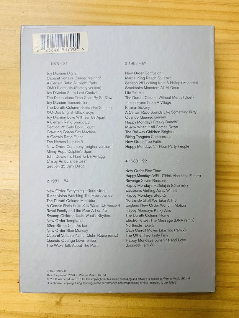 洋楽 Factory Records: Communications 1978-92 Various Artists: Factory Records: Communications 1978-92