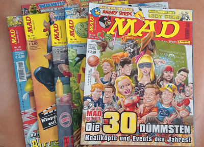 MAD; diverse Asugaben; 142,143,144,145,155; E.C. Publication;