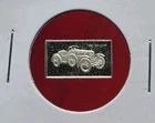 Vintage 1927 Amilcar Car - 1.6 Gram .925 Sterling Silver Mini Bar Proof Ingot