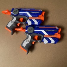 X2 Nerf Elite Fire Strike VGC Toy Dart Kids Foam Shoot Gun Blaster Fun Outdoor