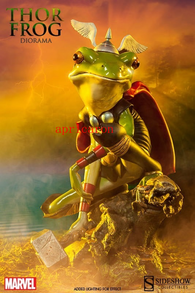Sideshow Thor Frog Diorama Statue Figure Resin Model Collectible