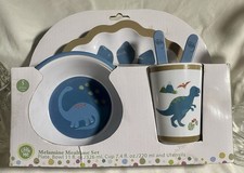 Little Me Melamine Mealtime Set  Bee Happy  - 5 Piece Set