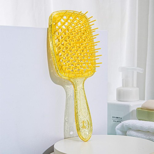 1pcs Tangled Hair Comb Detangling Hair Brush Massage Combs Hollow Out Wet Curly - Picture 9 of 12