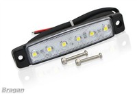 Dual Spannung 12V 24V Super Schmal Weiß LED Marker Licht FüR Lkw Trailer Van 4X4