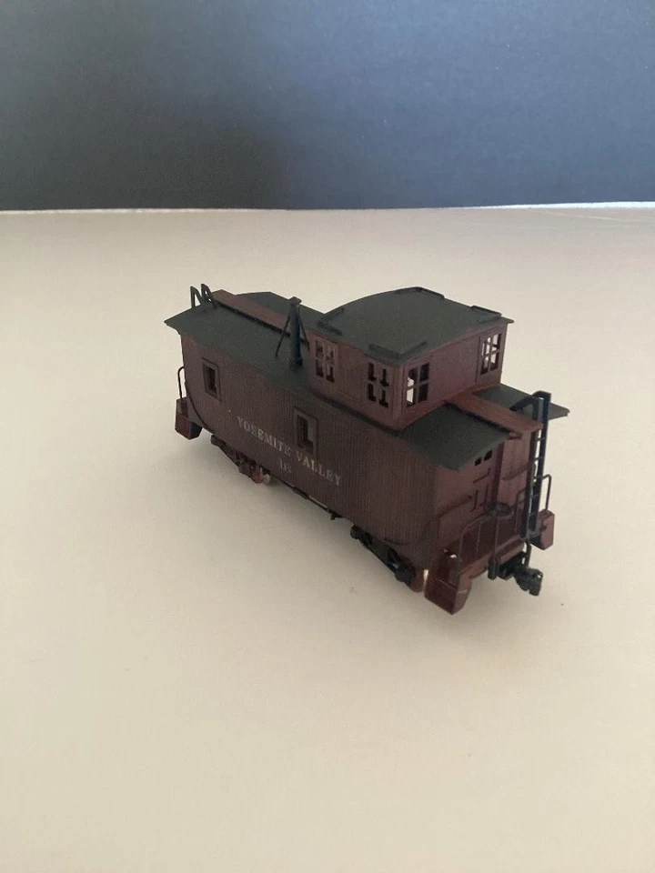 HO Brass Westside Model Company Yosemite Valley RR Wood Caboose - Image 3 of 4