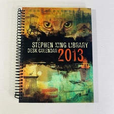 Stephen King Library Desk Calendar 2013 Spiral Clean