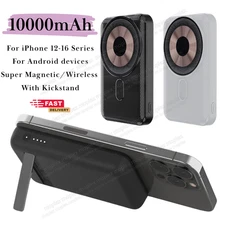 10000mAh Magnetic Battery Pack Wireless Charger Power Bank for iPhone15/14/13/12