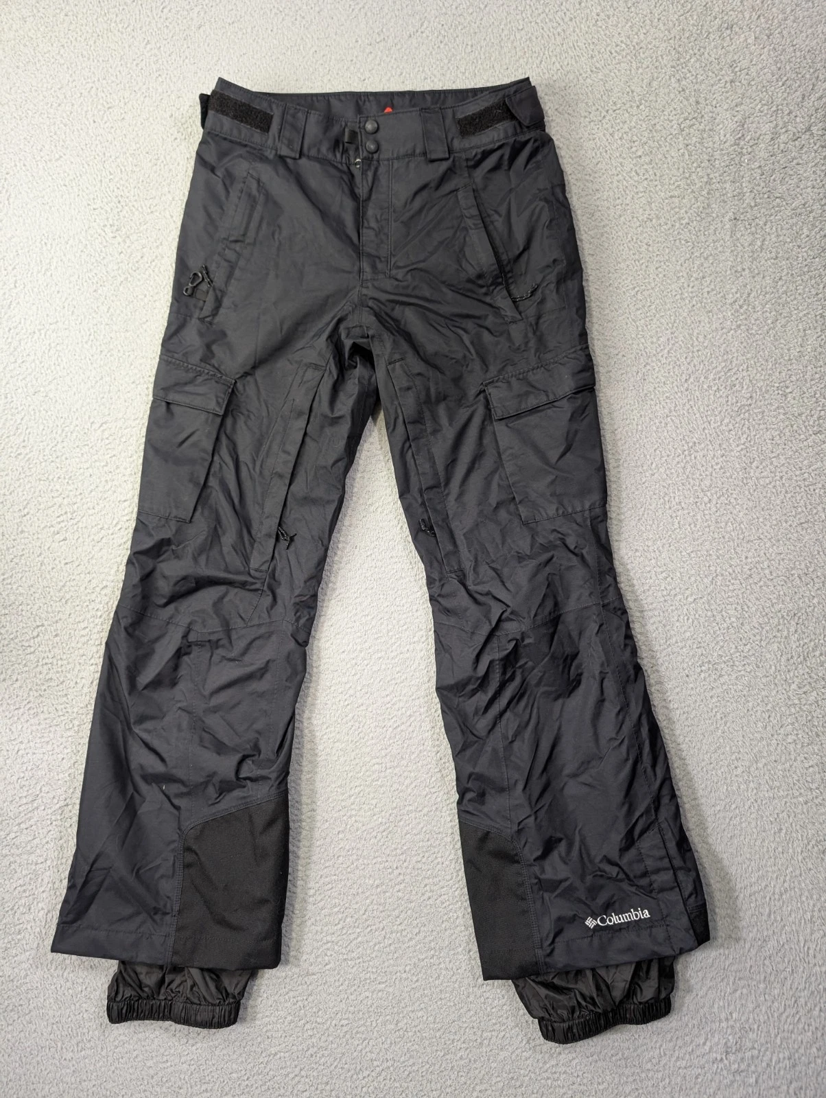 Columbia Snow Pants Small Ridge to Run II 2 Ski Snowboard Winter Black Cargo