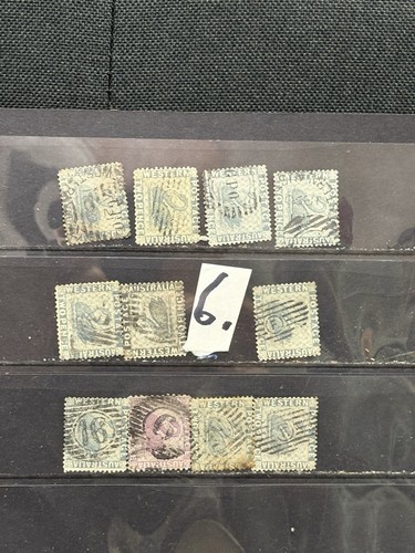 Western Australia used stamps