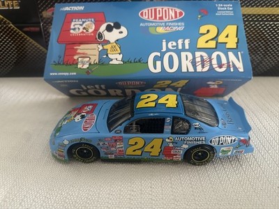 Action NASCAR Jeff Gordon Peanuts 50th Monte Carlo Blue 1:24 Diecast #24