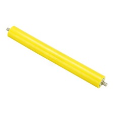 Stainless Steel Polyurethane Conveyor Roller 2" X 16", Yellow