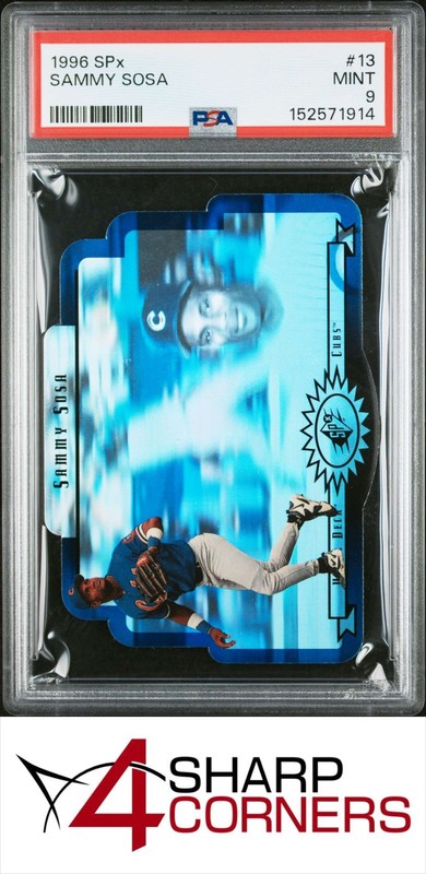 1996 SPx #13 SAMMY SOSA CUBS PSA 9