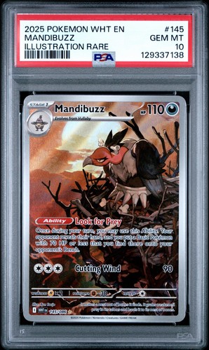 Mandibuzz graded PSA 10 for sale on eBay