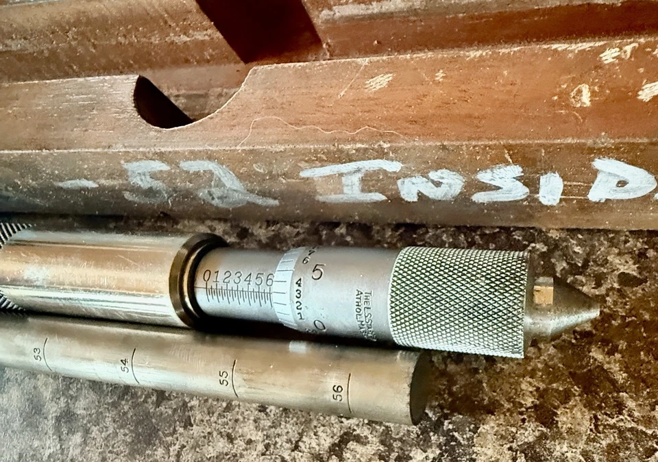 STARRETT LONG RANGE TUBULAR INSIDE MICROMETER, 121AZ, 32-57" - Image 3 of 4