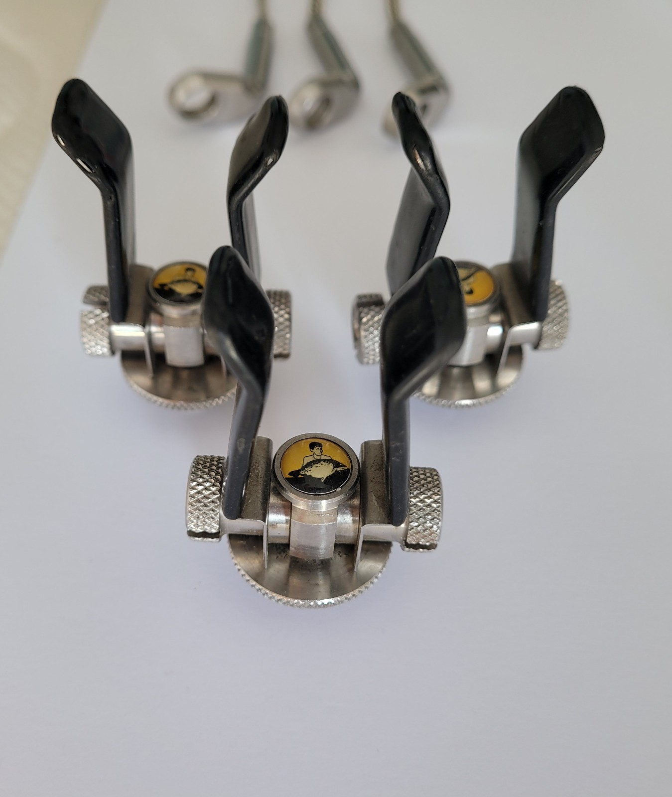 3x Solar Tackle Old School Butt Rests In Very Good Condition