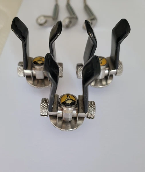 3x Solar Tackle Old School Butt Rests In Very Good Condition