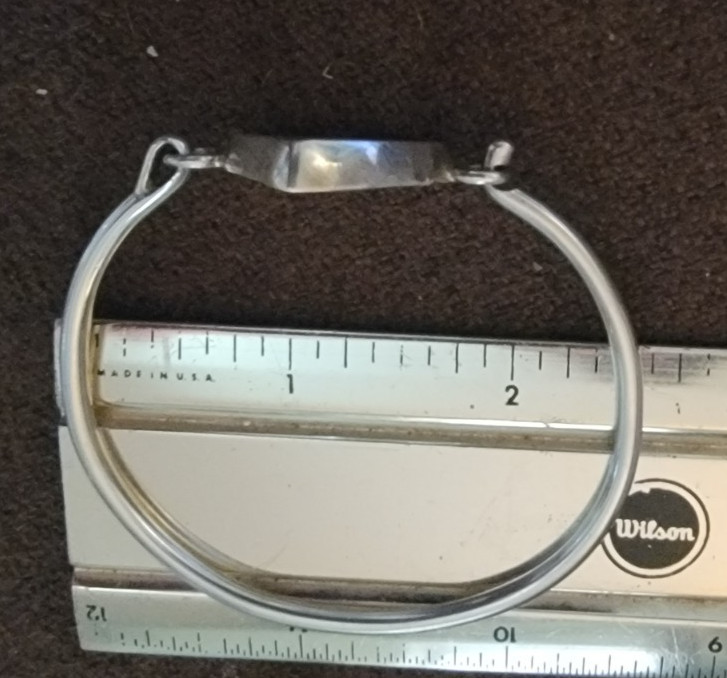 Solid 925 Strling Silver Heart Bracelet latched B… - image 14