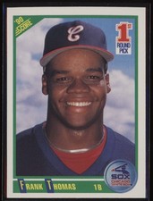 1990 Frank Thomas Score 1st Round Pick RC #663 (J813) $7 MAX SHIP