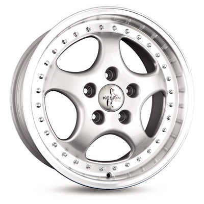 18 Zoll KESKIN KT2 5x130 ET52 Alufelgen SILVER LIP POLISH