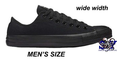 Converse Chuck Taylor All Star ローカット CONVERSE WIDE WIDTH Chuck Taylor All Star Low Sneakers MEN'S Black