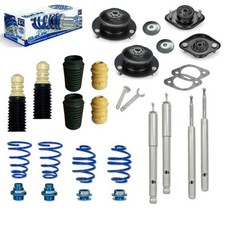 JOM Gewindefahrwerk Domlager vorne hinten Puffer Set paßt für BMW E30 Touring