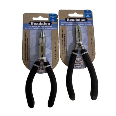 (2 pack) Beadalon Tungsten Carbide Jaw Hard Wire Semi-flush Cutter   PRO SERIES