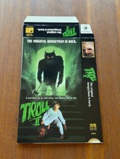 TROLL II 2 MOVIE HORROR UNUSED SLIPCOVER VHS CASE