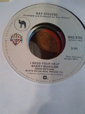 Ray Stevens, I Need Your Help Barry Manilow ~ 1979 Warner Bros. 45