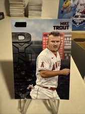 2022 Topps Stadium Club Dynasty and Destiny Mike Trout #2A Black /99 LA Angels