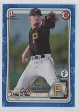 2020 Bowman 1st Edition Blue Foil 51/150 Aaron Shortridge #BFE-9 fv6