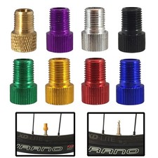 2 Pack Presta to Schrader Valve Adapters   Bike Pump Air Compressor