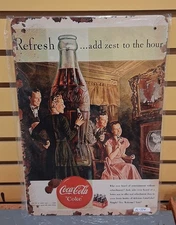 Coca Cola vintage metal sign Retro Man Cave Wall Decor Item #A-54