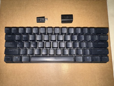 SteelSeries Apex Pro Mini 60 V2 Wireless Keyboard w/Dongle No Cord Tested 