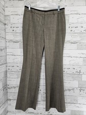 Express Editor Flare Legs Pants Pockets Gray Womens size 6 Career Business
