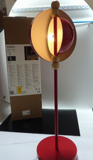 Ikea STR LA Strala LED Decorative Table Lamp, Metal, Battery Operated/Red, New